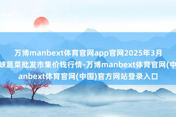 万博manbext体育官网app官网2025年3月10日福建省福州市海峡蔬菜批发市集价钱行情-万博manbext体育官网(中国)官方网站登录入口