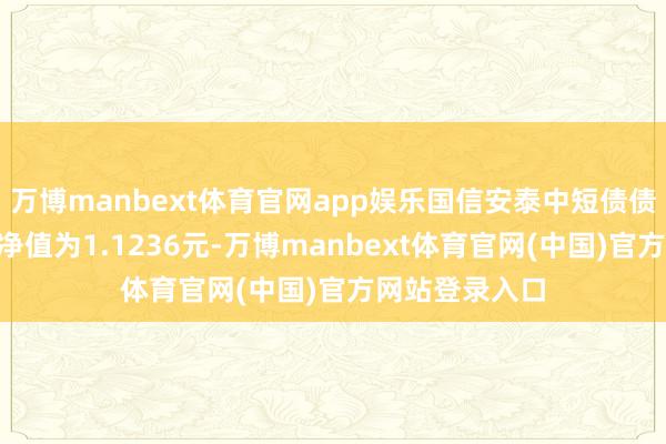 万博manbext体育官网app娱乐国信安泰中短债债券A最新单元净值为1.1236元-万博manbext体育官网(中国)官方网站登录入口