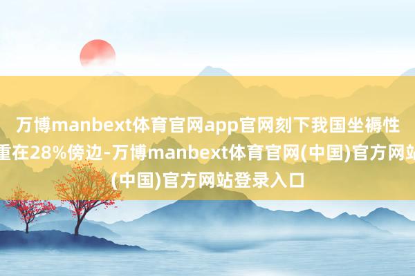 万博manbext体育官网app官网刻下我国坐褥性就业业比重在28%傍边-万博manbext体育官网(中国)官方网站登录入口